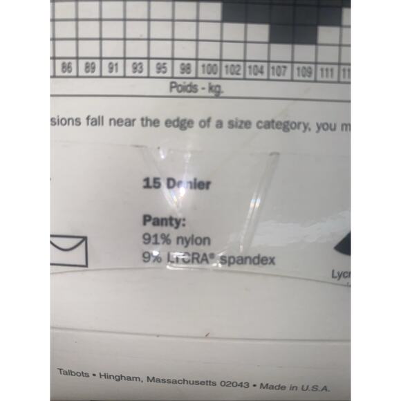 VTG Talbots Comfort Control Top Sandaltoe Seashell Color Size 1X - Picture 6 of 7